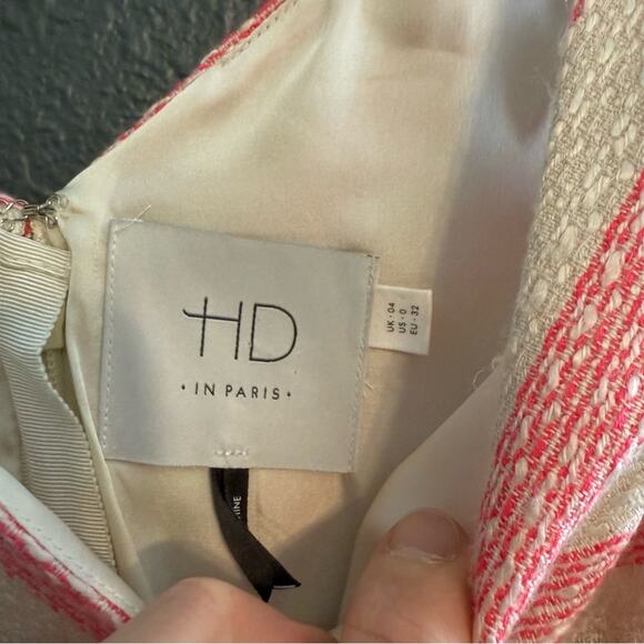 Anthropologie HD in Paris Tweed Mini Dress Size 0 - Picture 5 of 7